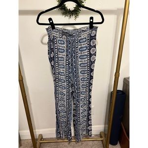 Billabong Blue Flowy Pant